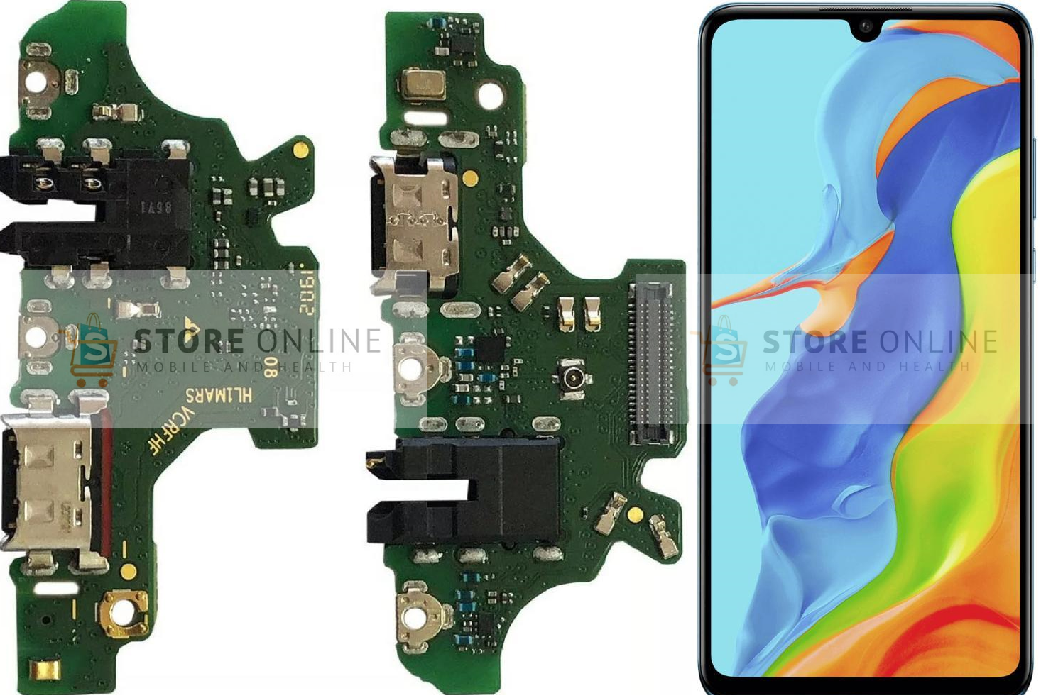 Huawei P30 Lite Charging Port Dock Connector Microphone Replacement MAR-LX1