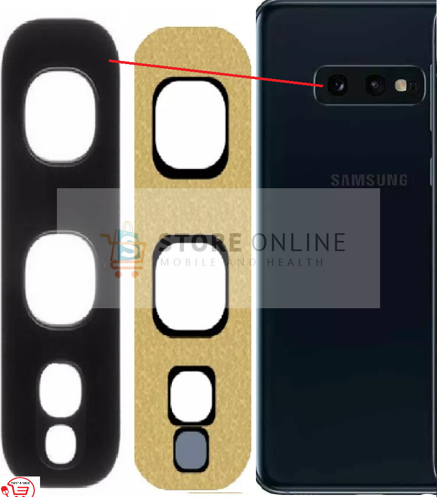 Samsung Galaxy S10E Rear Camera Glass Lens Replacement Adhesives