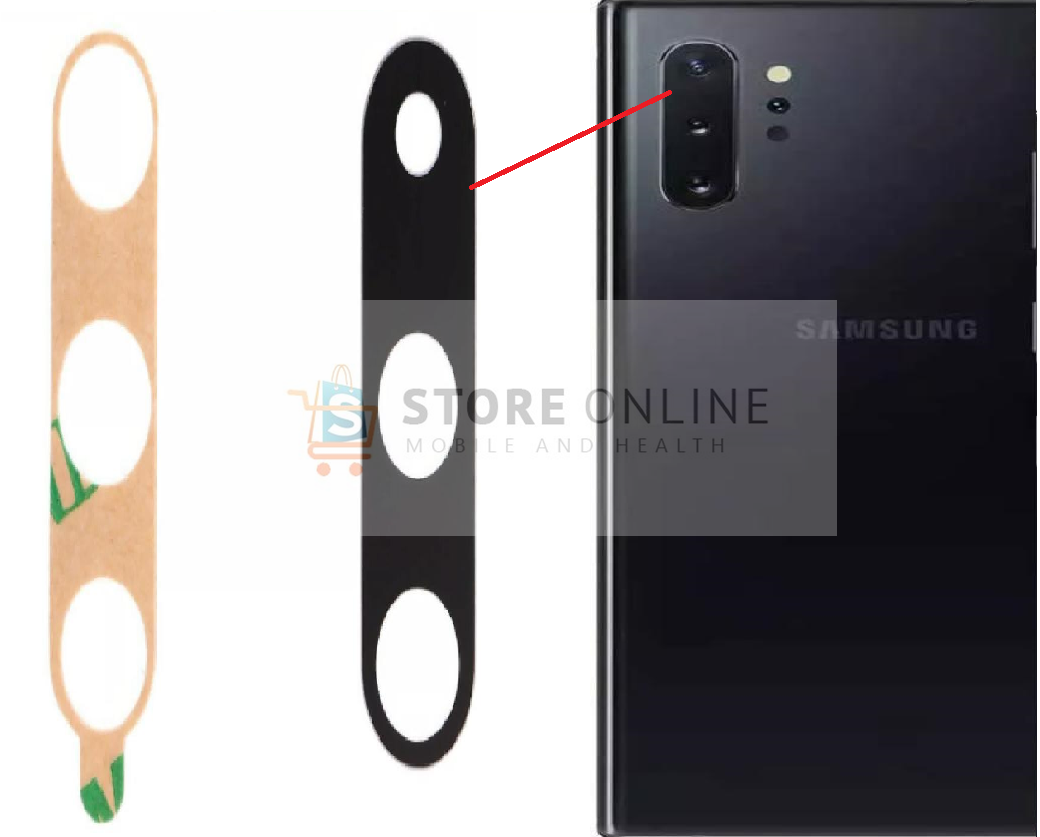 Samsung Galaxy Note 10 Plus Rear Back Camera Lens Replacement With Adhesives