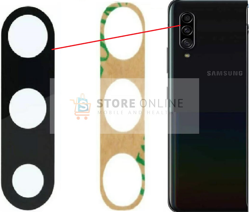 Samsung Galaxy A90 A905 Rear Back Camera Glass Lens With Adhesive