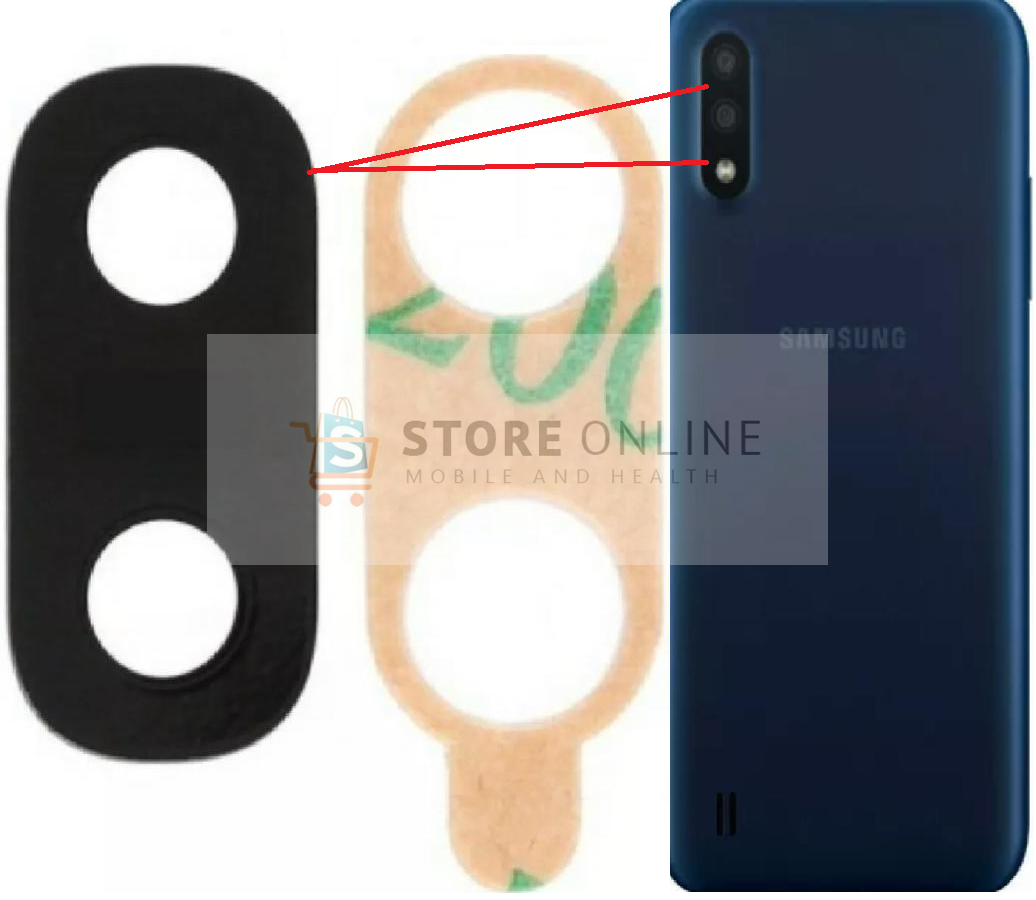 Samsung Galaxy A20 A20e A202 A205 Rear Back Camera Glass Lens With Adhesive