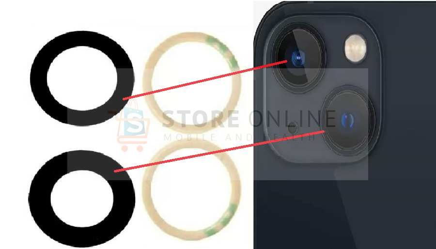 iPhone 13 Camera Lens Replacement With Adhesive