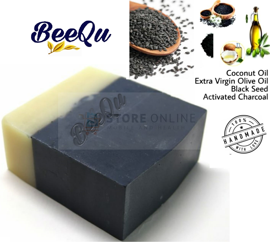 HAND MADE BEEQU BLACK SEED SOAP BAR