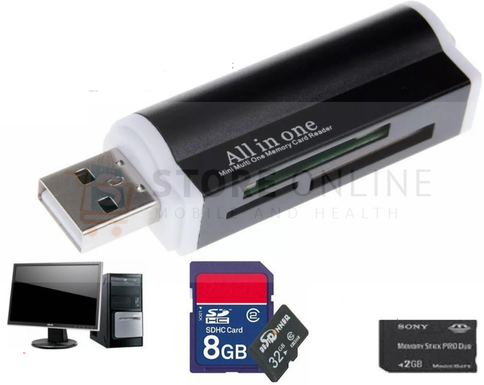 USB ALL IN ONE MEMORY CARD READER