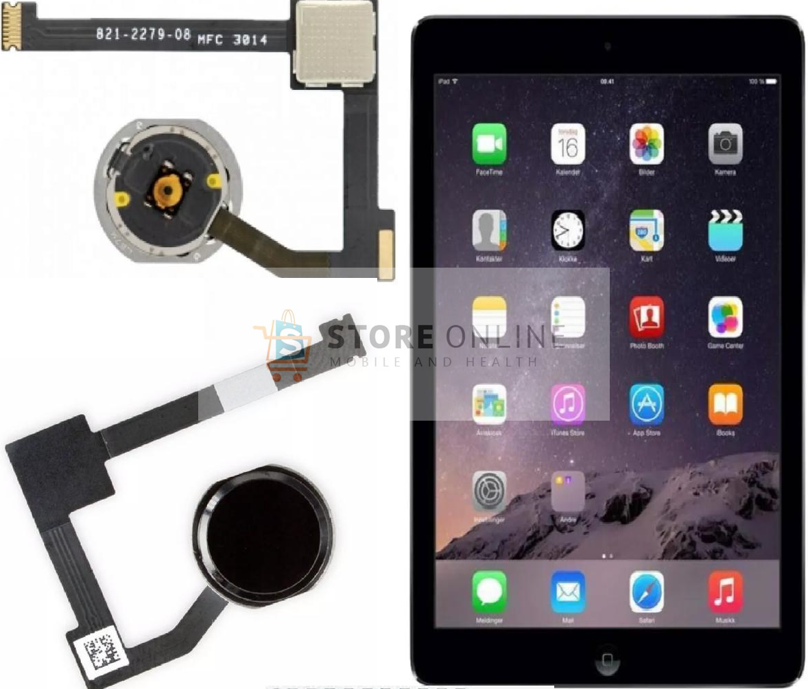 iPad Air 2 Home Button Flex Cable Menu Button Replacement Black