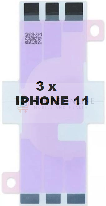 iPhone 11 Battery Adhesive Sticker Tape Glue Strips x 3 Pcs