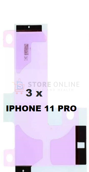 iPhone 11 Pro Battery Adhesive Sticker Tape Glue Strips x 3 Pcs