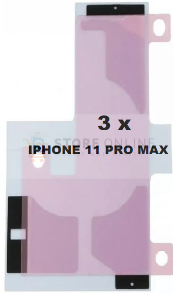 iPhone 11 Pro Max Battery Adhesive Sticker Tape Glue Strips x 3 Pcs