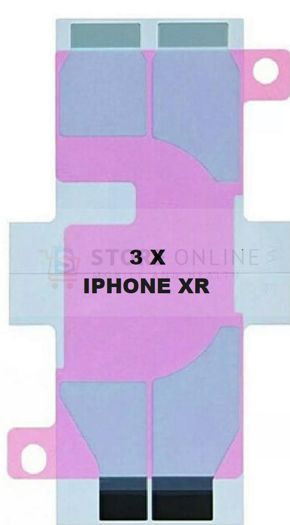 iPhone XR Battery Adhesive Sticker Tape Glue Strips x 3 Pieces