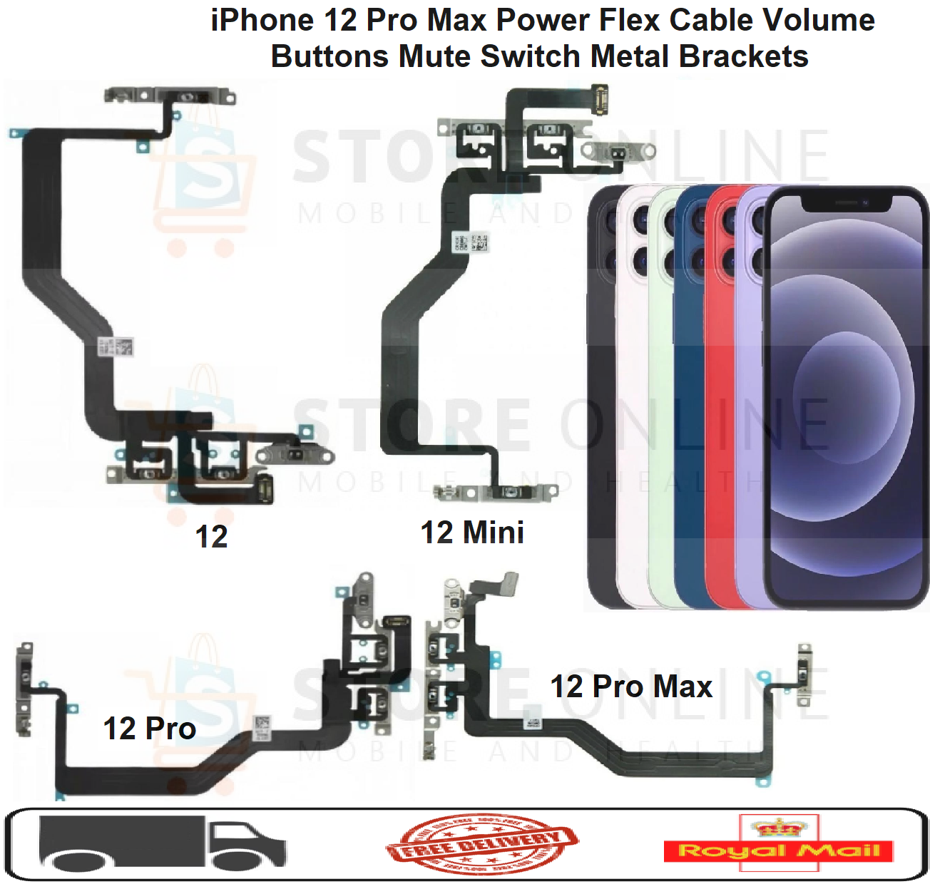 For iPhone 12 Series Power Flex Cable Replacement