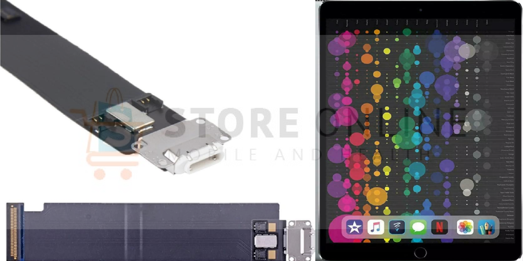 For iPad Pro 12.9" Charging Port Dock Replacement