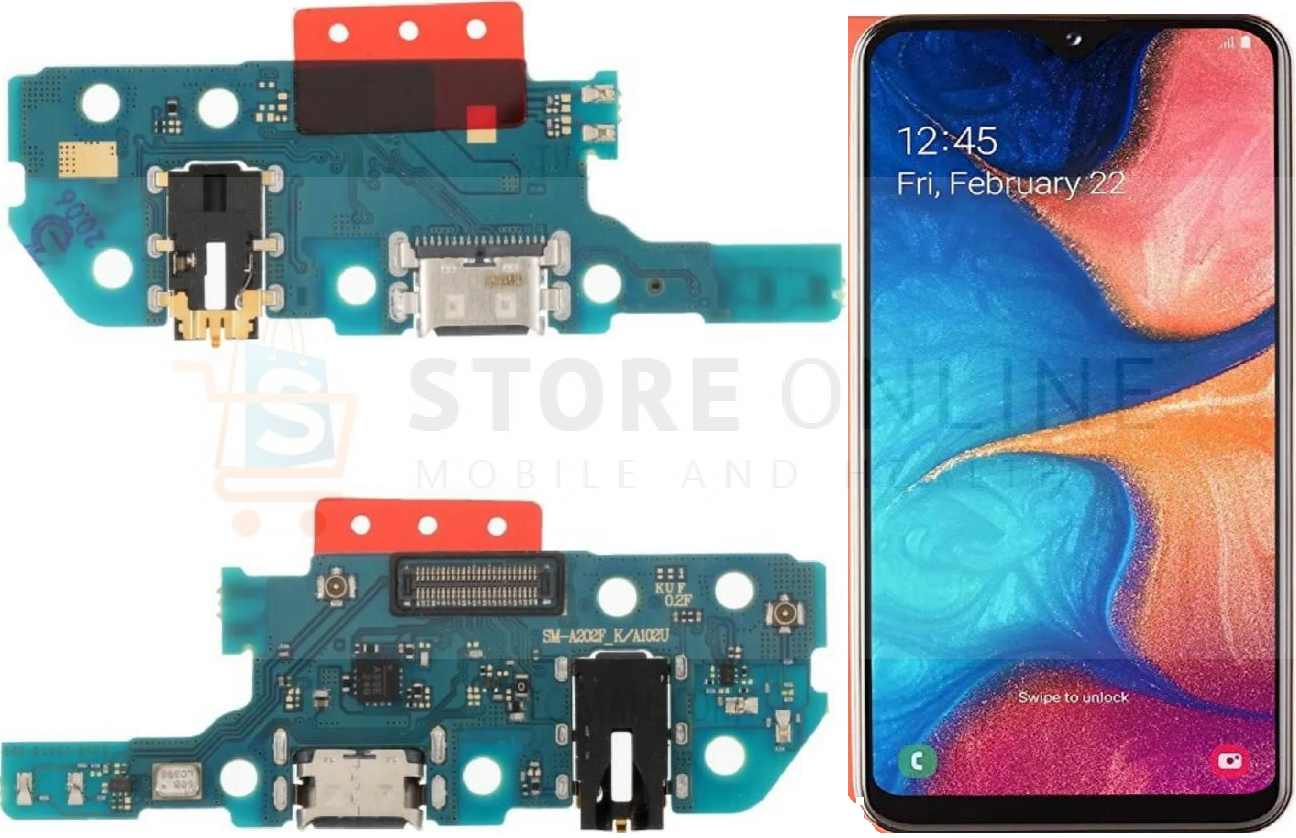 Samsung Galaxy A20E A202 Charging Port