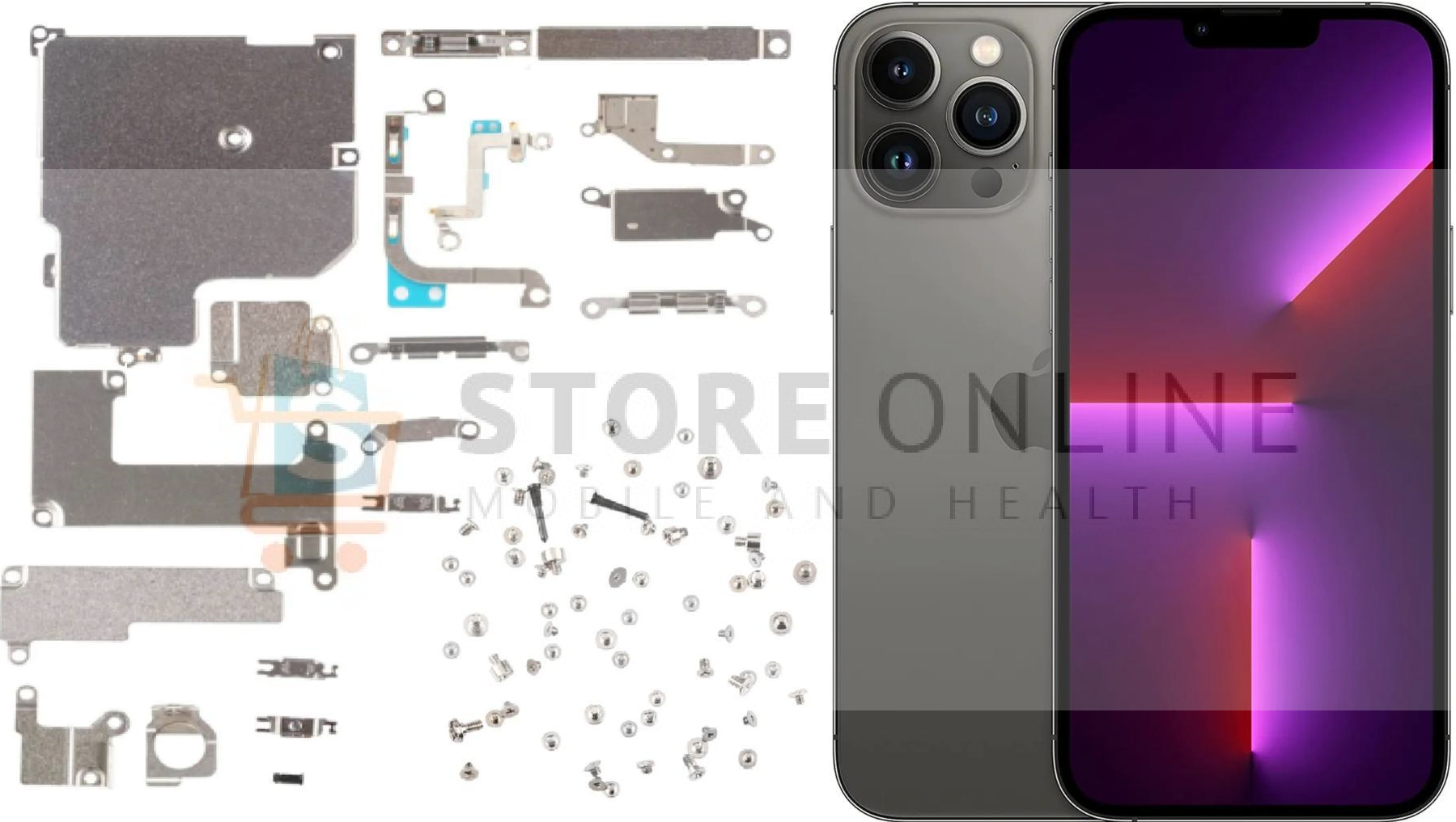 iPhone 13 Pro Max Bracket Screw Set Inner Metal