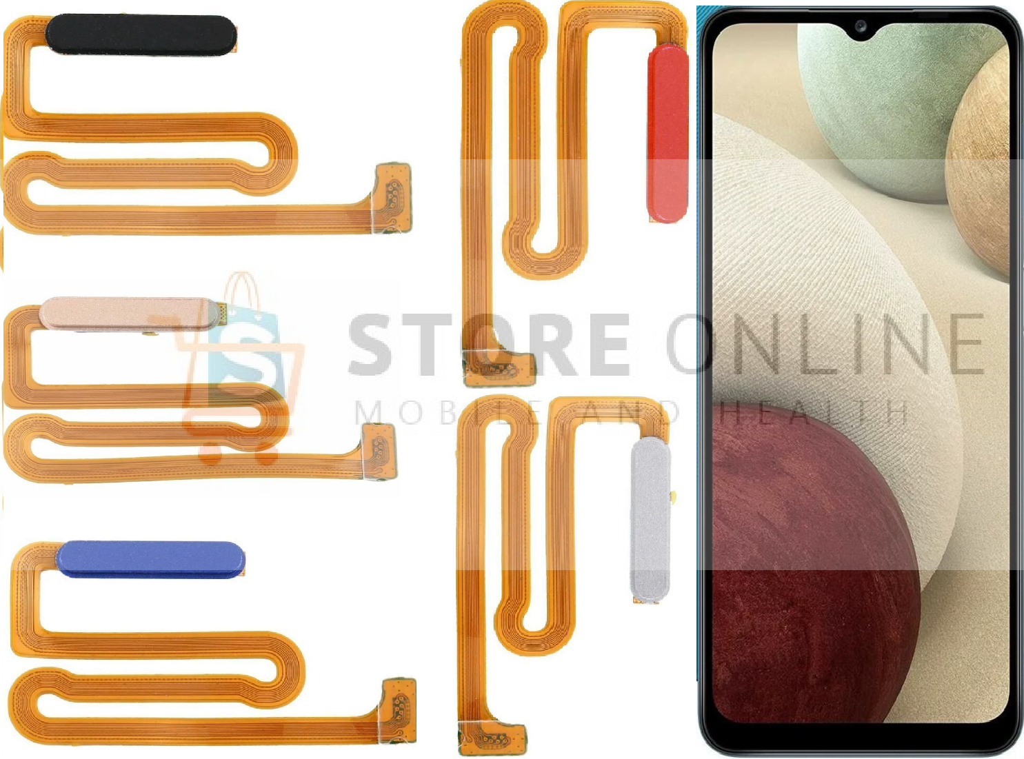 Samsung Galaxy A12 A125 Power Flex Cable