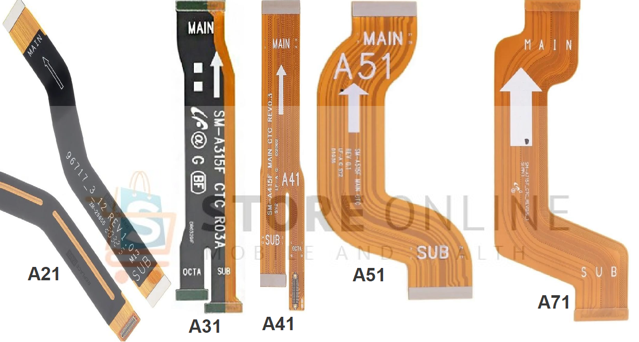 Samsung A21 A31 A41 A51 A71 Series Main Flex
