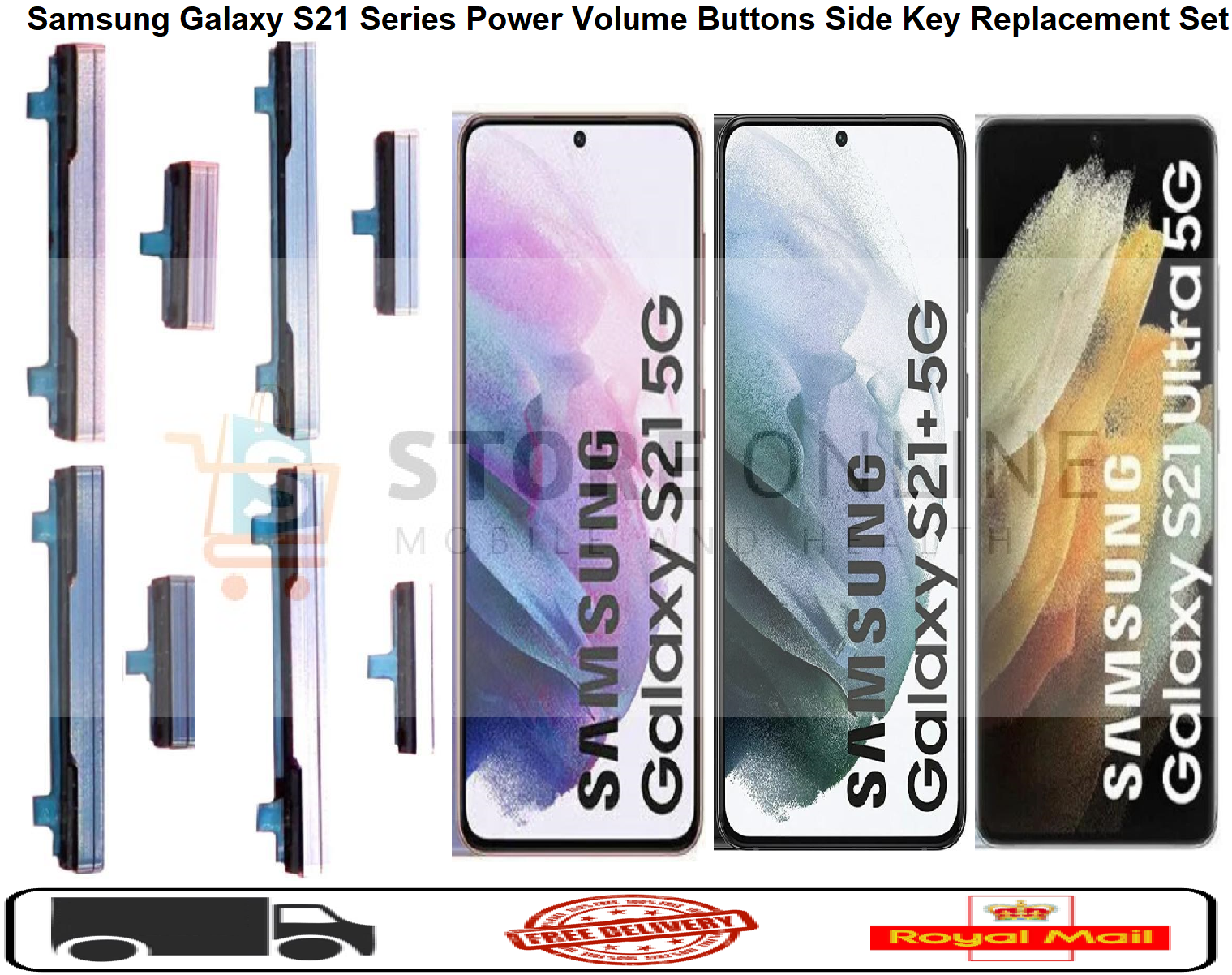 Samsung Galaxy S21 Series Power Volume Buttons Replacement