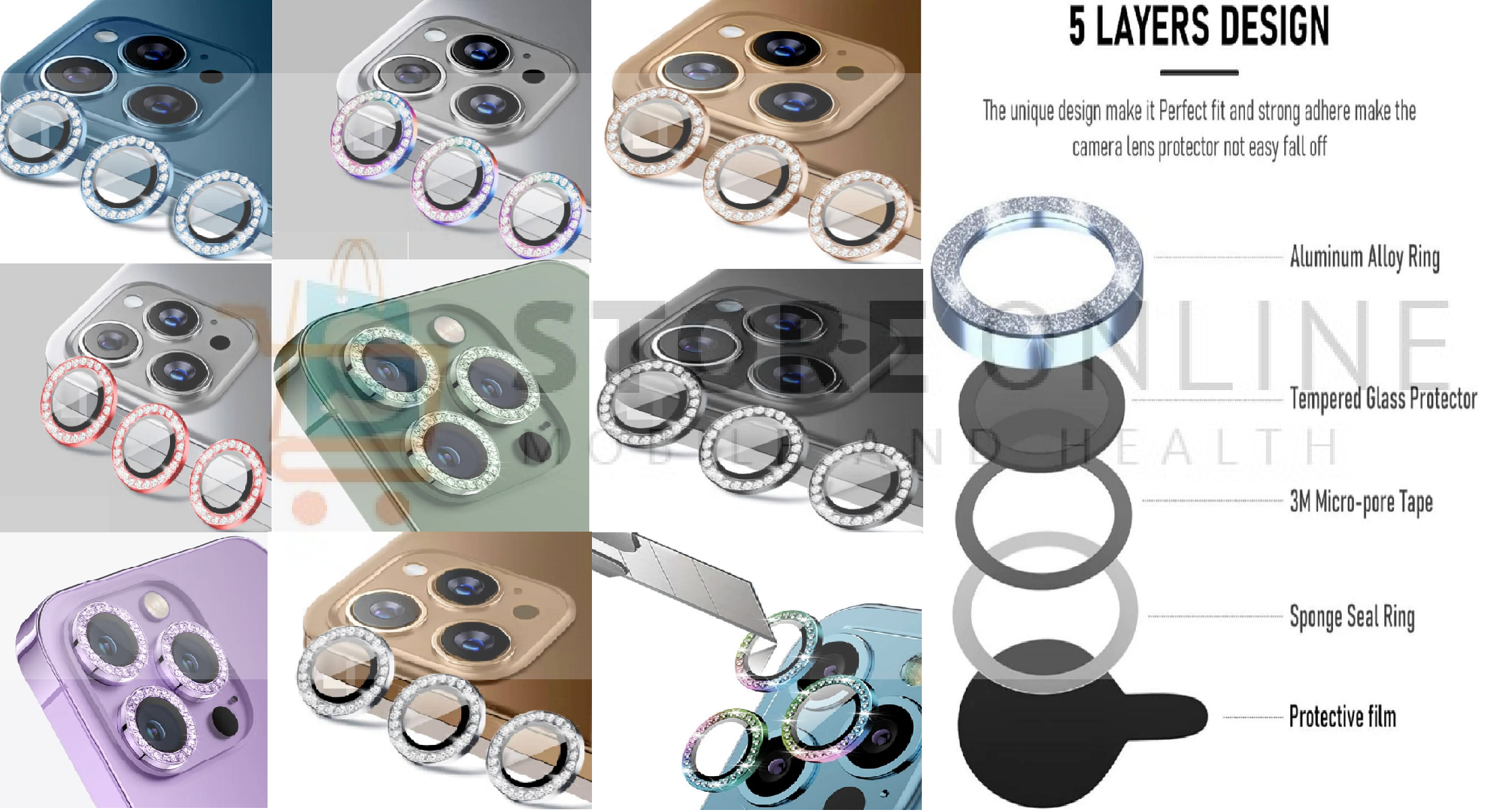 iPhone 11 12 13 14 Camera Protector Lens Cover