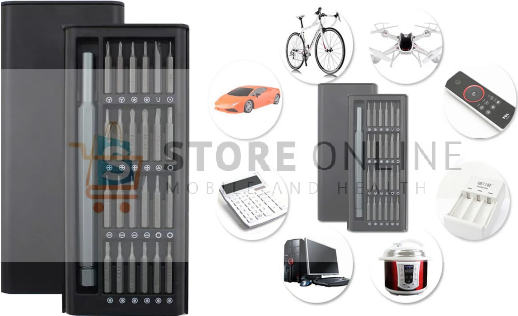 Screwdriver Set 25 in 1 Magnetic Repair Tool Laptop PC Phone Precision Kit