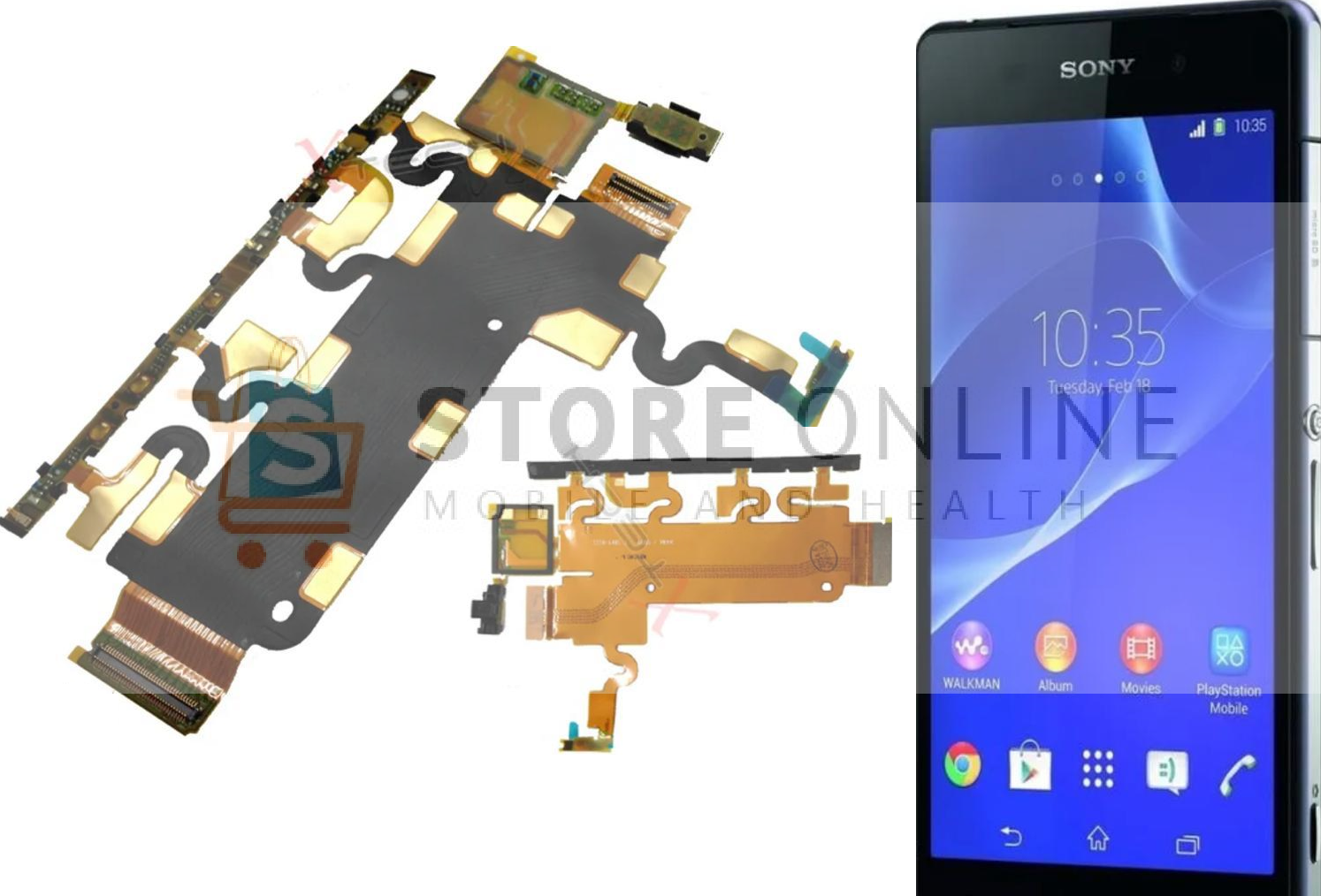 Sony Xperia Z1 Power Volume Button Flex Cable