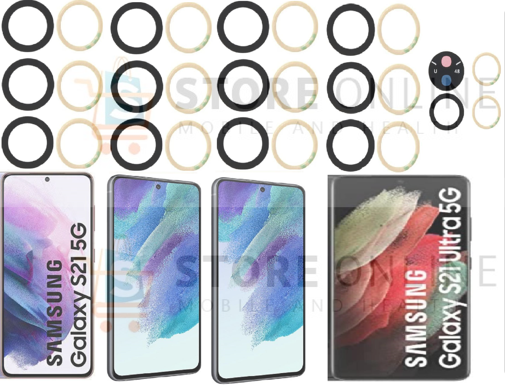 Samsung Galaxy S21 Camera Glass Lens Replacement