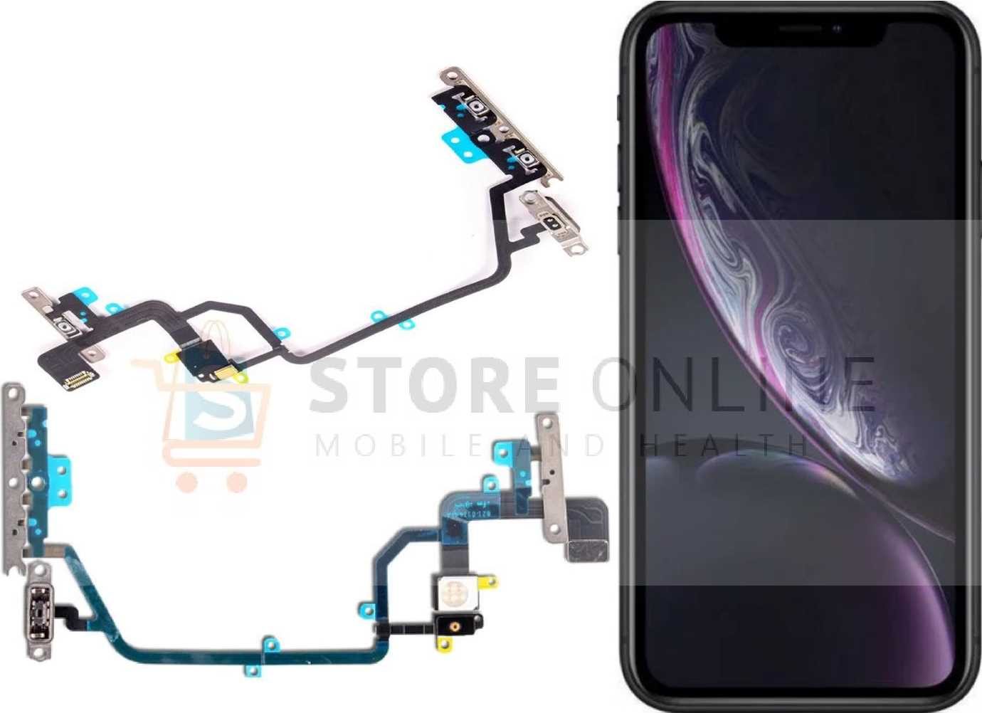 iPhone XR Power Flex Cable Volume Buttons & Mute Switch