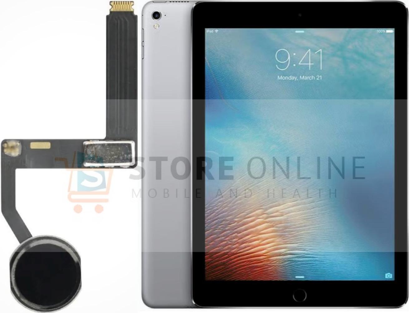 Apple iPad Pro 9.7" Replacement Home Button Flex Black
