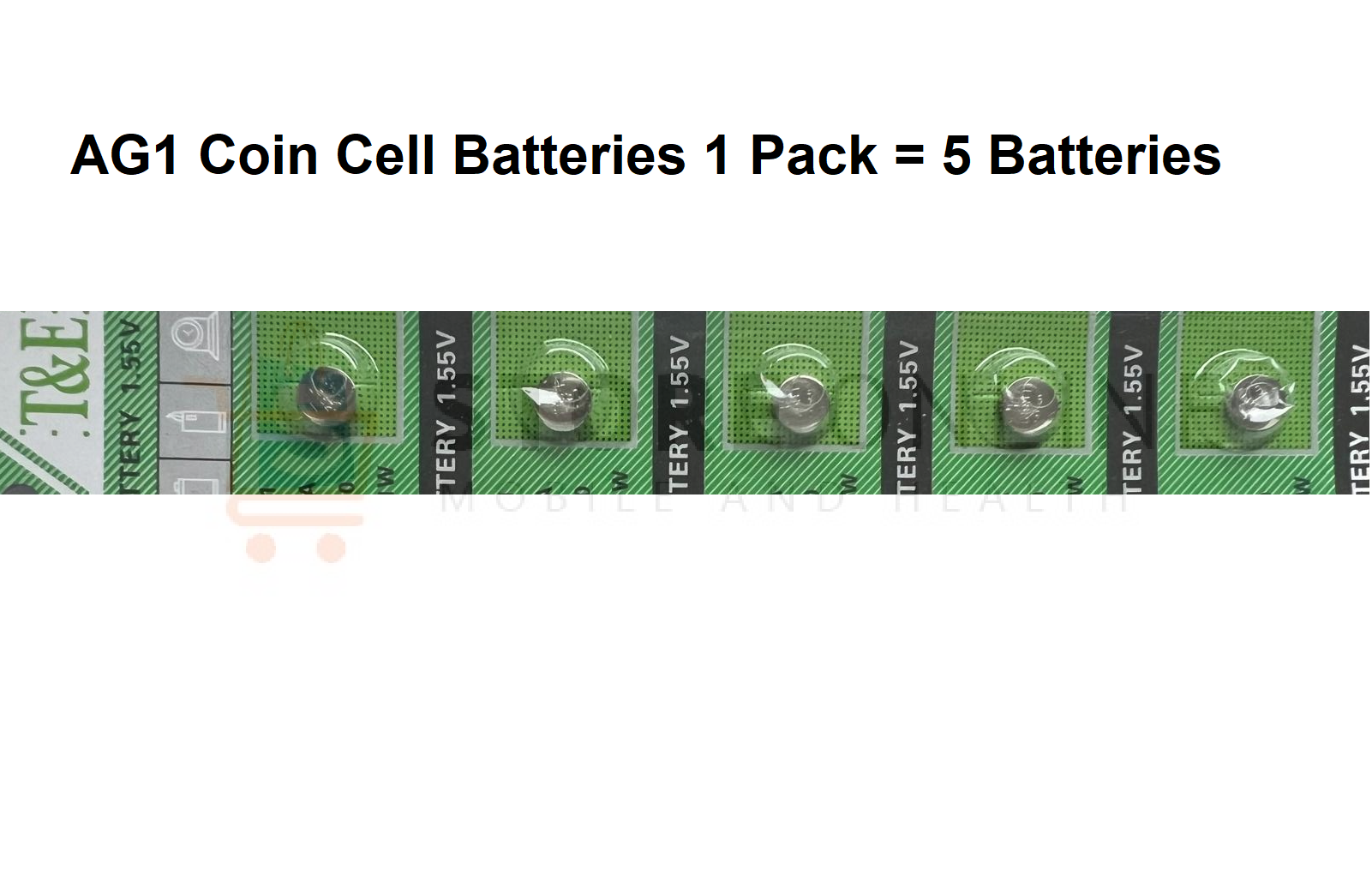 AG1 Coin Cell Watch Remote Alkaline Battery - 1 Pack