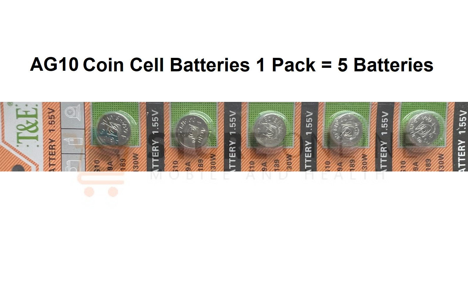 AG10 Coin Cell Watch Remote Alkaline Battery - 1 Pack