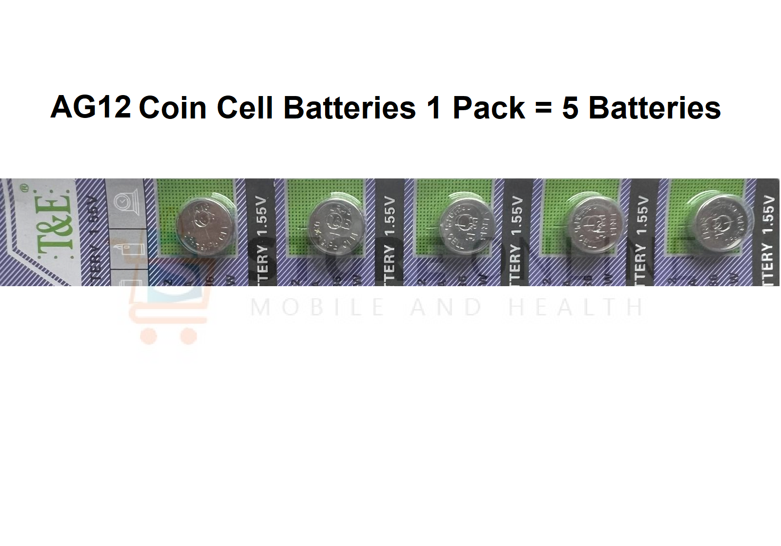 AG12 Coin Cell Watch Remote Alkaline Battery - 1 Pack