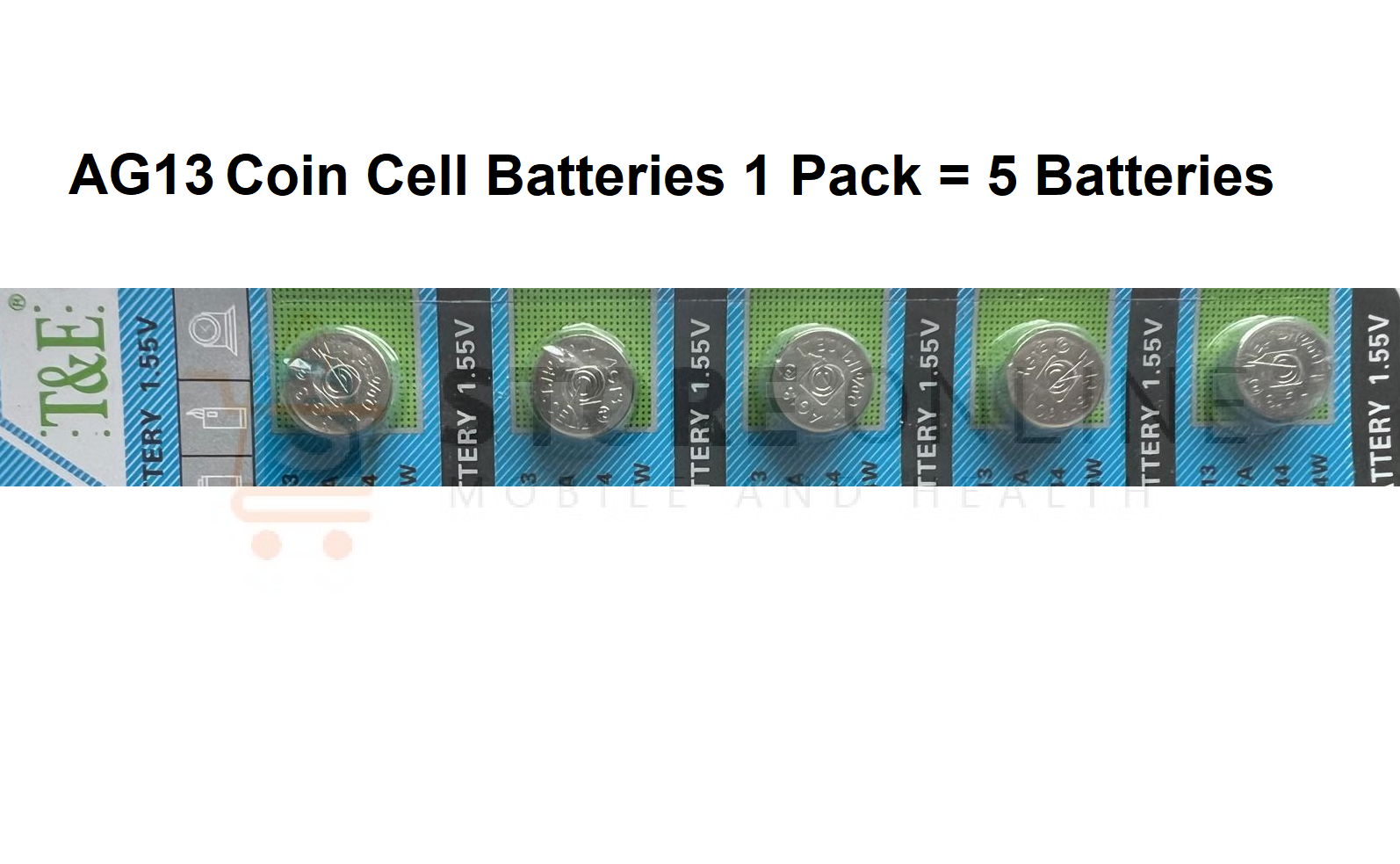 AG13 Coin Cell Watch Remote Alkaline Battery - 1 Pack