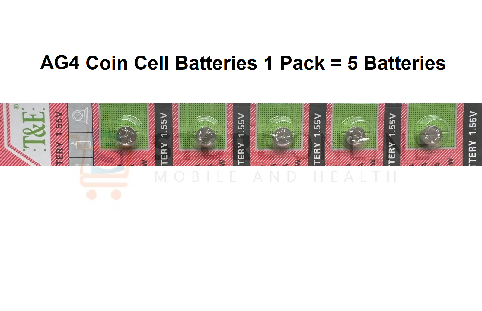 AG4 Coin Cell Watch Remote Alkaline Battery - 1 Pack