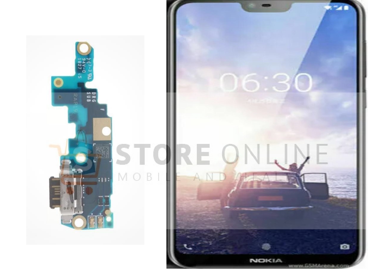 Nokia 6.1 Plus Charging Port Dock Connector Board Replacement