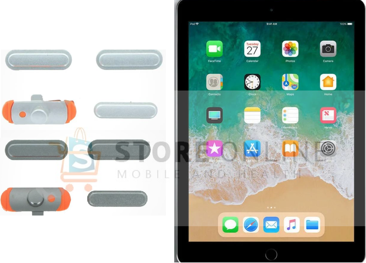Apple iPad Mini iPad Air, iPad 5, iPad 6 Replacement Power Volume Mute Button