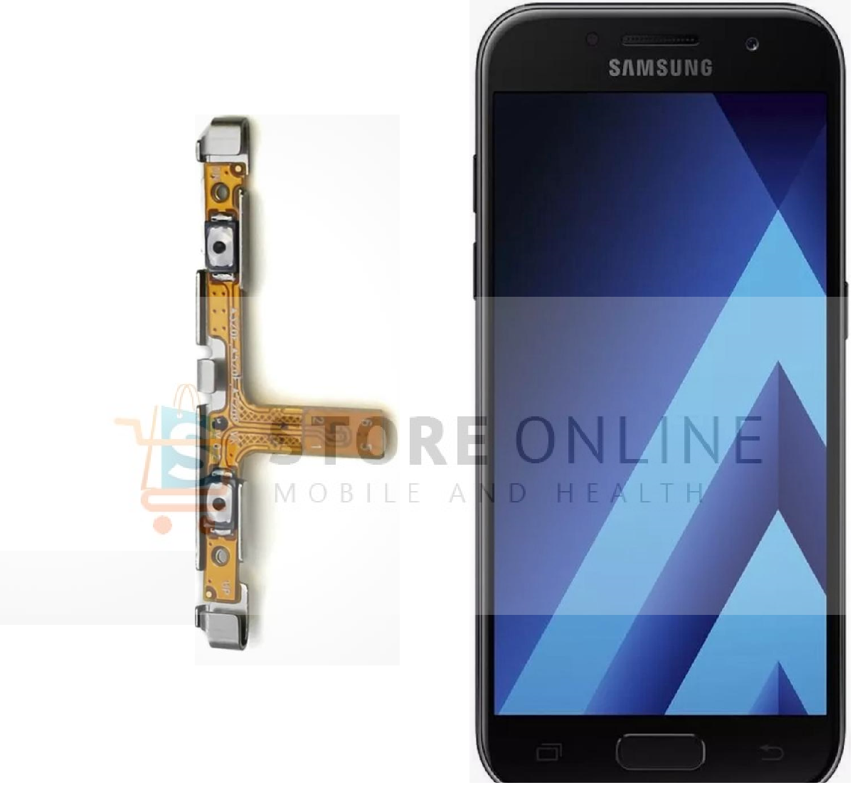 Samsung A3 A5 A7 2017 Replacement Volume Button Flex