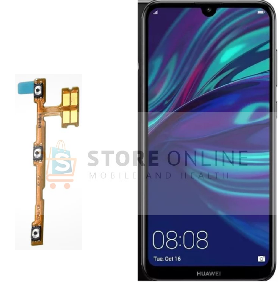 Huawei Y7 2019 Replacement Power & Volume Flex Cable
