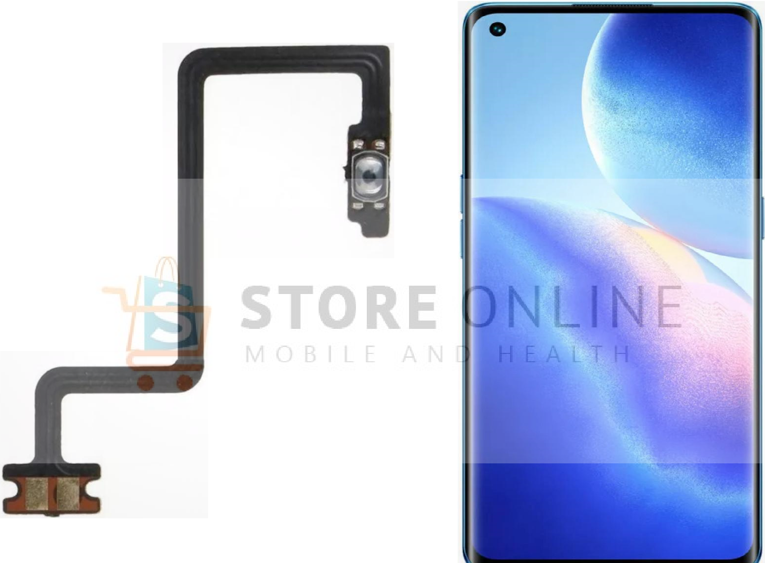 Reno 5 5G Replacement Power Button Flex Cable
