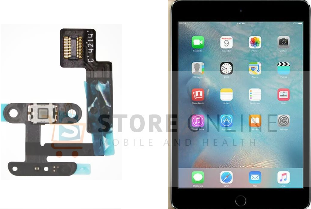 iPad Mini 4 Replacement Power Button and Microphone Flex