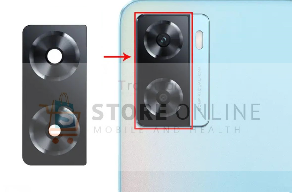 Oppo A57 Replacement Rear Back Camera Lens Glass