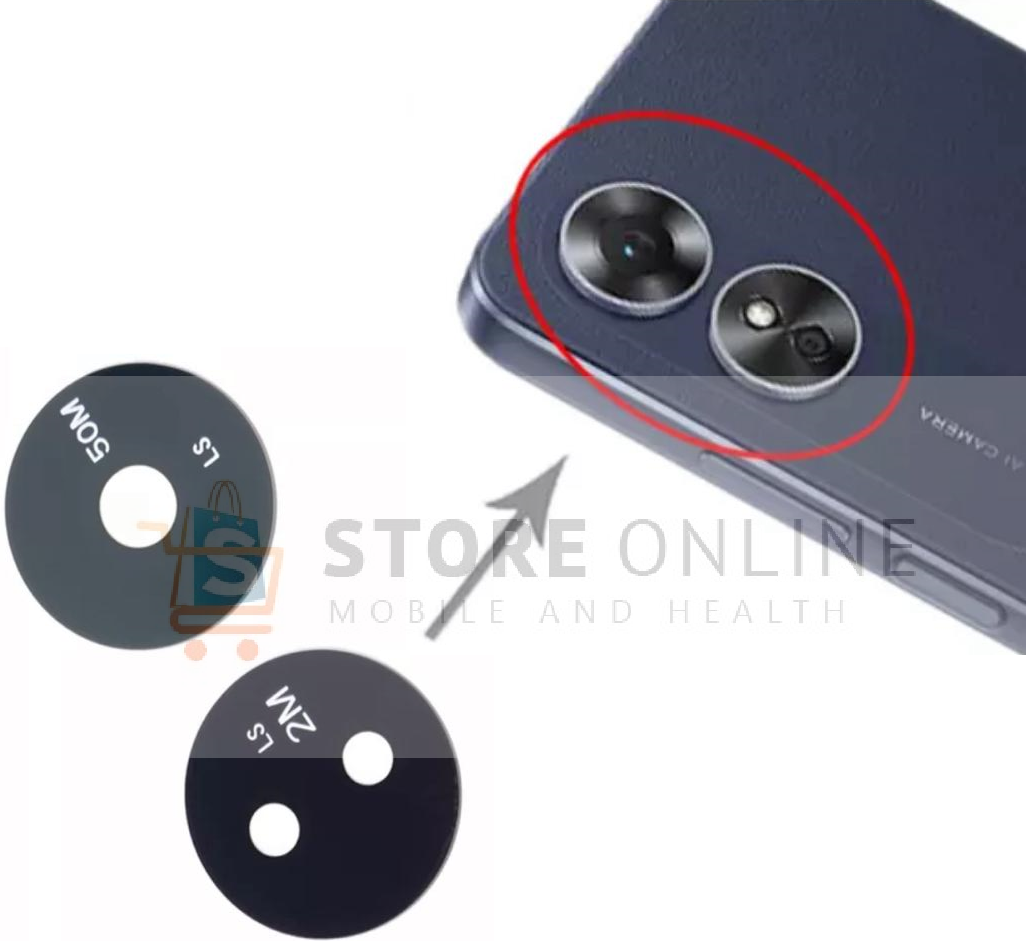 Oppo A17 Rear Back Camera Glass Lens Cover Replacement