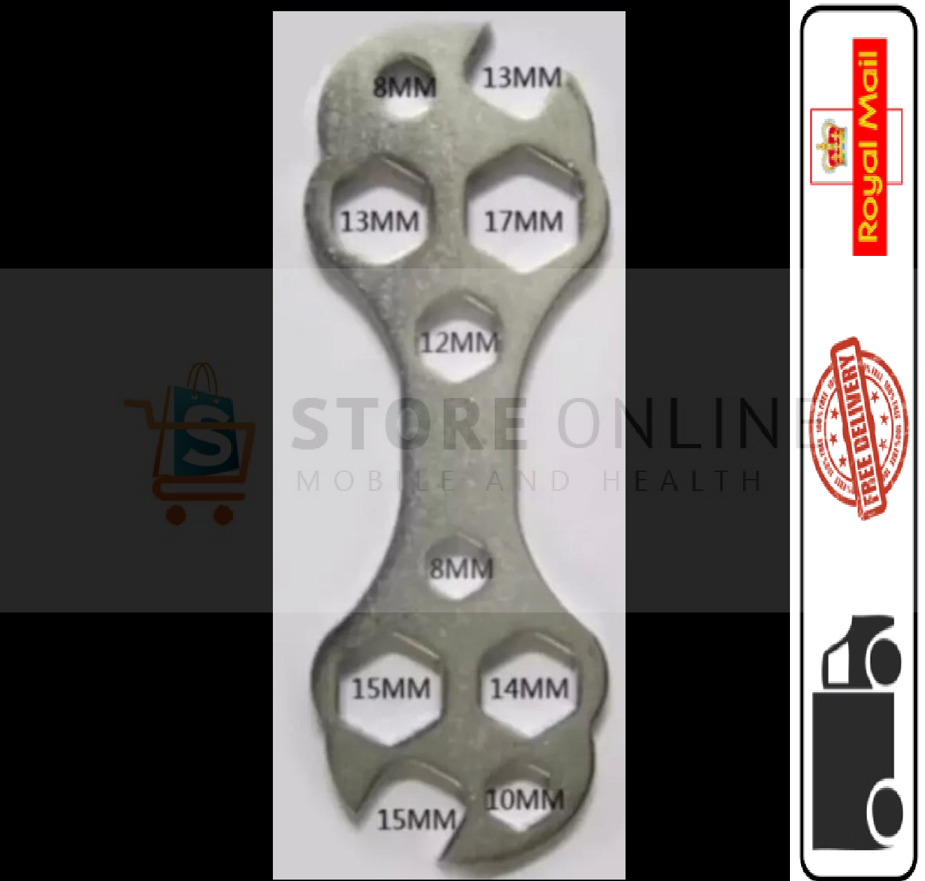 Multi purpose All in 1 Cycle Wrench Bike Spanner Repair DIY Tool